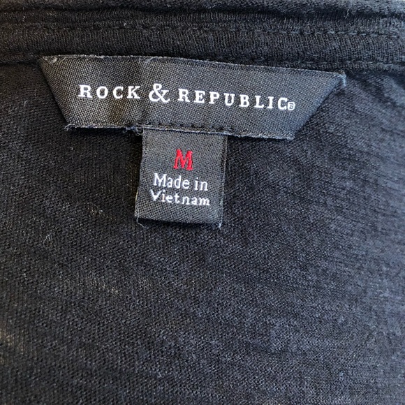 Rock & Republic Skull Flag T-Shirt - Picture 4 of 4